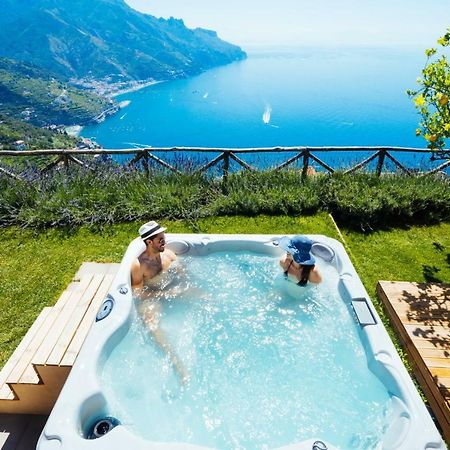 Sea View Villa In Ravello With Lemon Pergola, Gardens And Jacuzzi - Ideal For Elopements エクステリア 写真