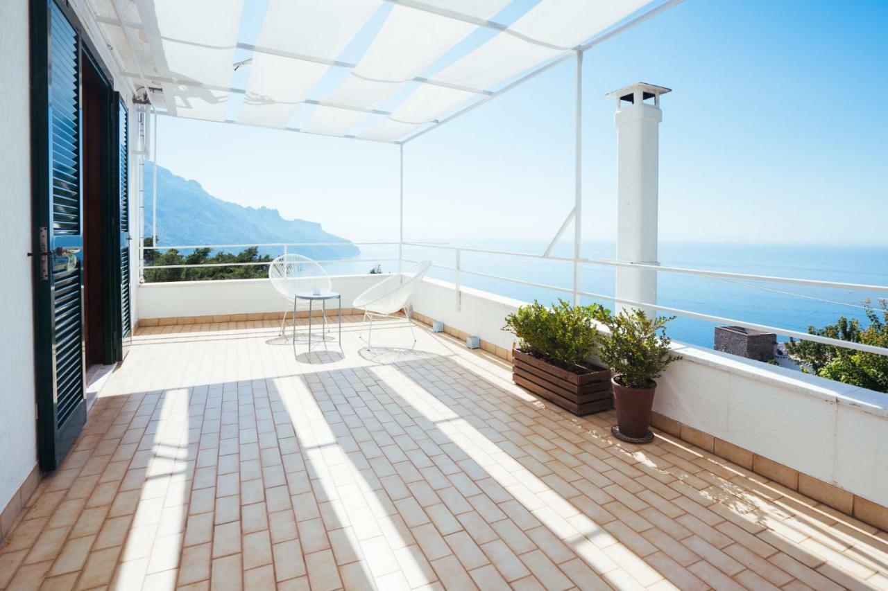 Sea View Villa In Ravello With Lemon Pergola, Gardens And Jacuzzi - Ideal For Elopements エクステリア 写真