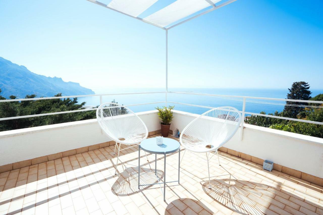 Sea View Villa In Ravello With Lemon Pergola, Gardens And Jacuzzi - Ideal For Elopements エクステリア 写真